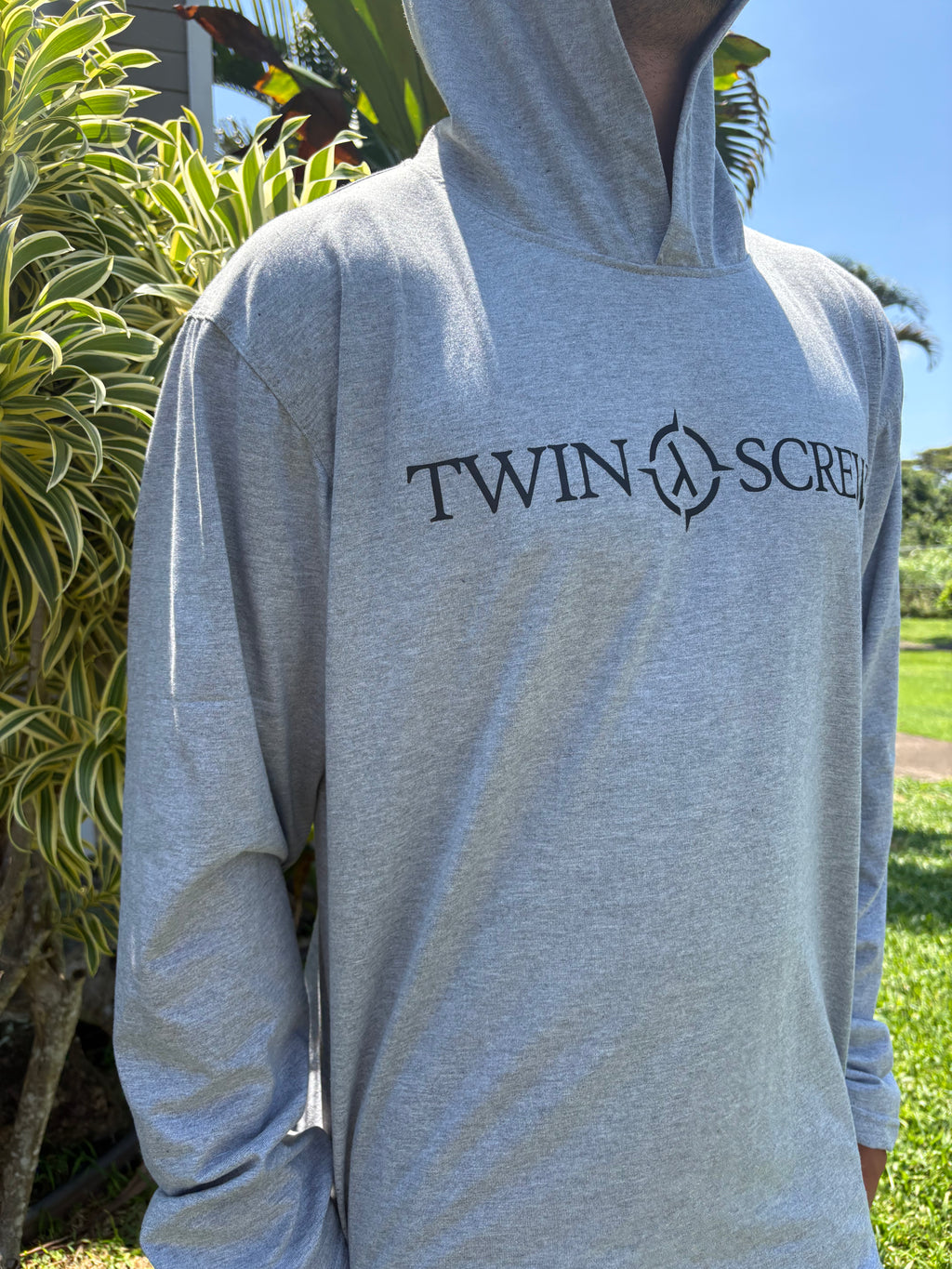 SAMPLE- Aloha Tower Hooded Long-Sleeve